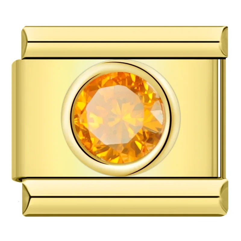 Charm CZ Rond Arc-en-Ciel - DJ1444 NO 1