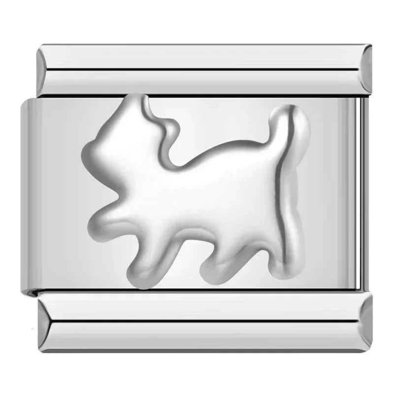 Charm Cœur et Fleur Colorés - DJ1057 E