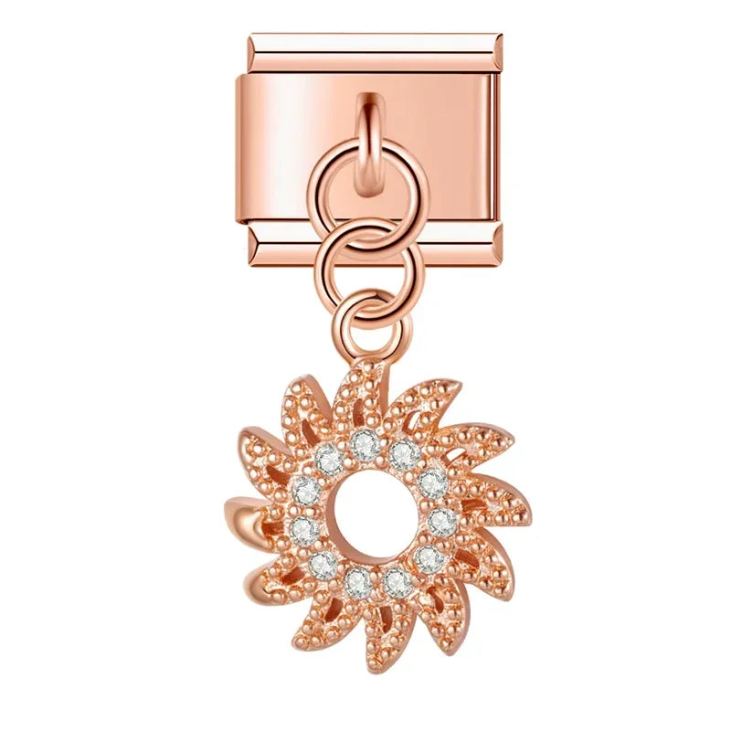Charm Rose et Nœud - NO 6