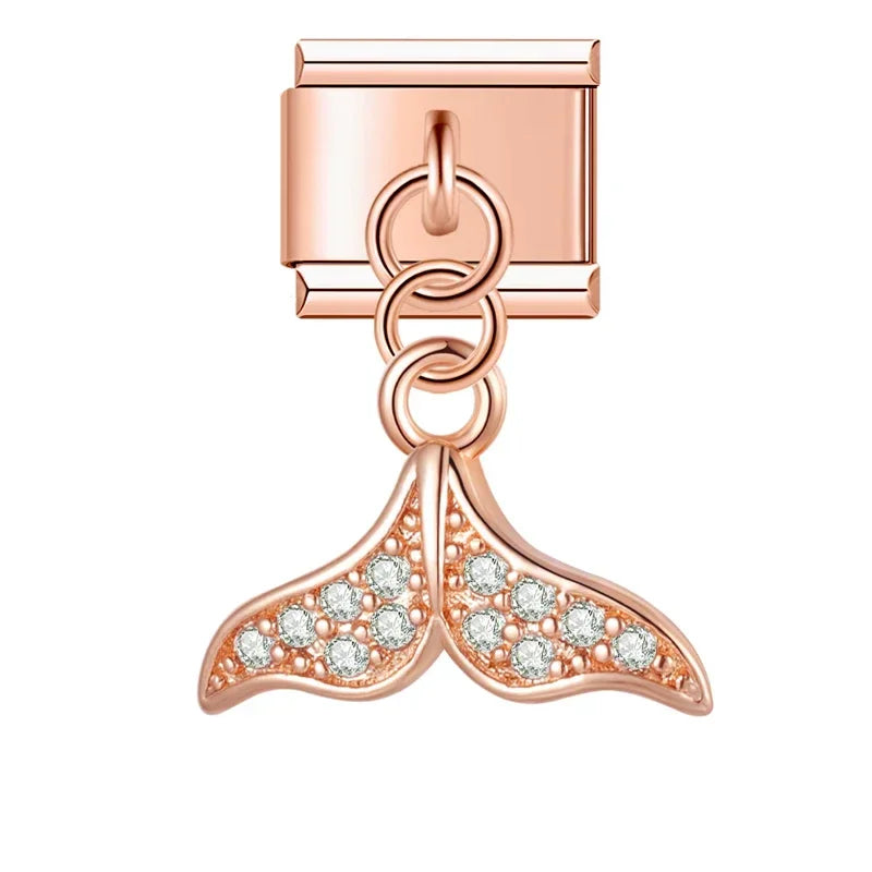 Charm Rose et Nœud - NO 12