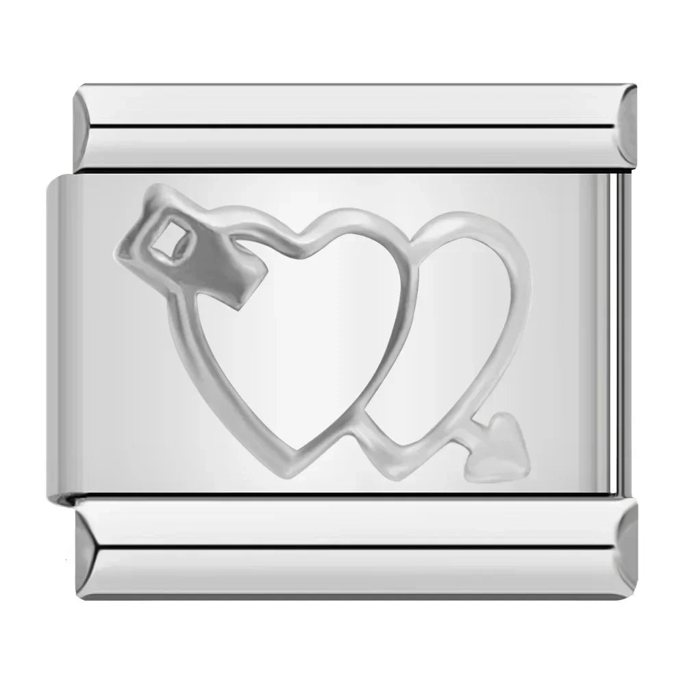 Charm Maillon Cœur Amour - H7