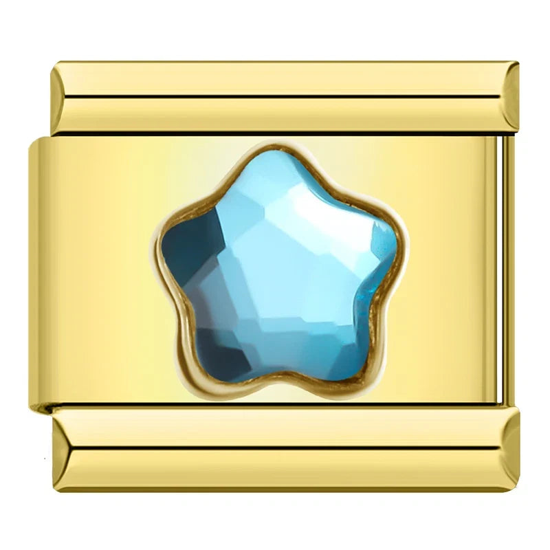Charm Étoile CZ Dorée - DJ1801 Gold 4