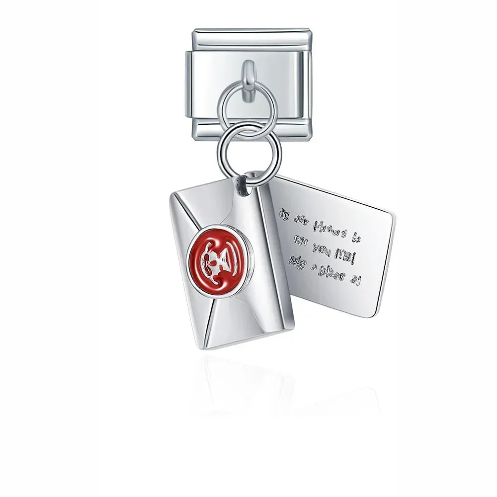 Charm Rose et Enveloppe - DJ375 A