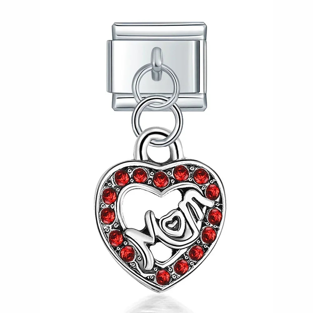 Charm Rose et Enveloppe - DJ052 H