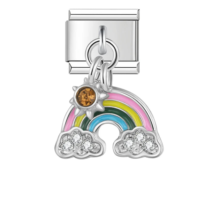 Charm Lune, Fleur et Papillon - DJ1412 NO 5