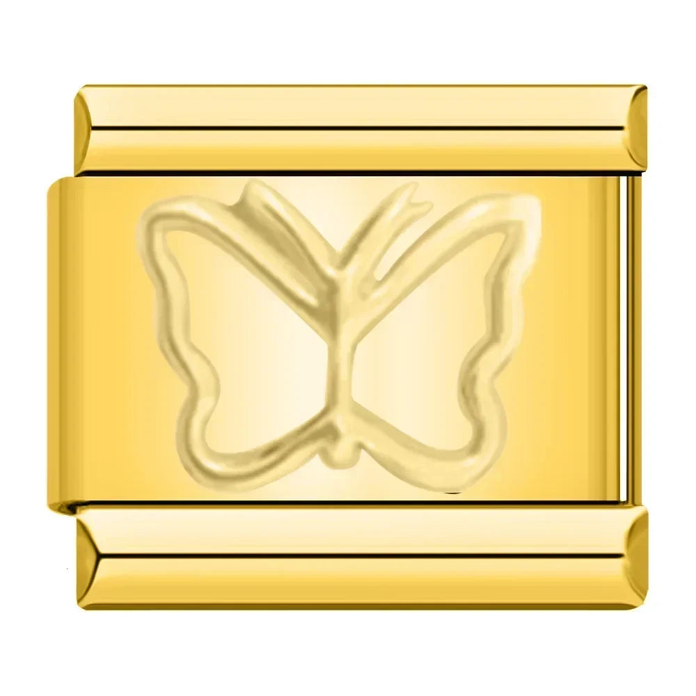 Charm Papillon, Étoile et Croix - L9