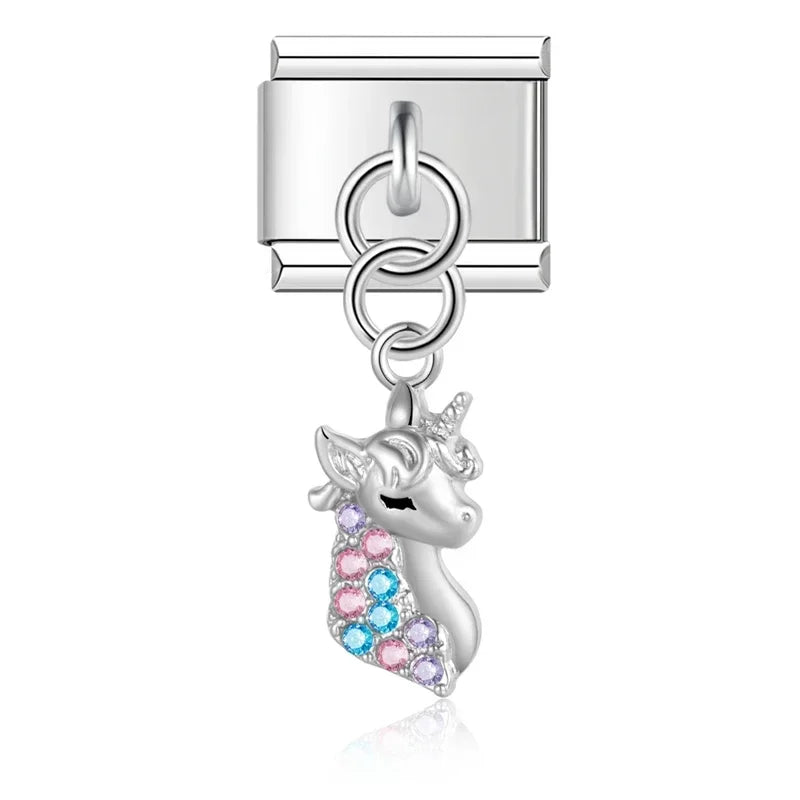 Charm Licorne et Lune - DJ829 B