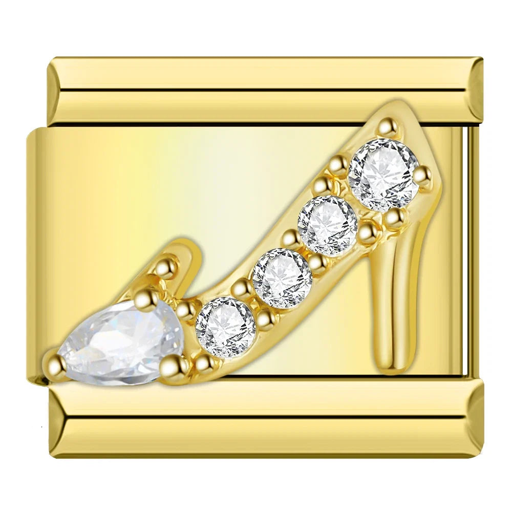 Charm Couronne CZ Arc-en-Ciel - DJ2006 NO 8