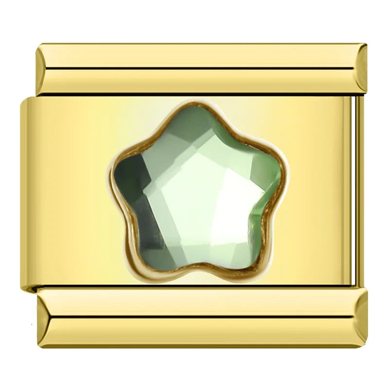 Charm Étoile CZ Dorée - DJ1801 Gold 6