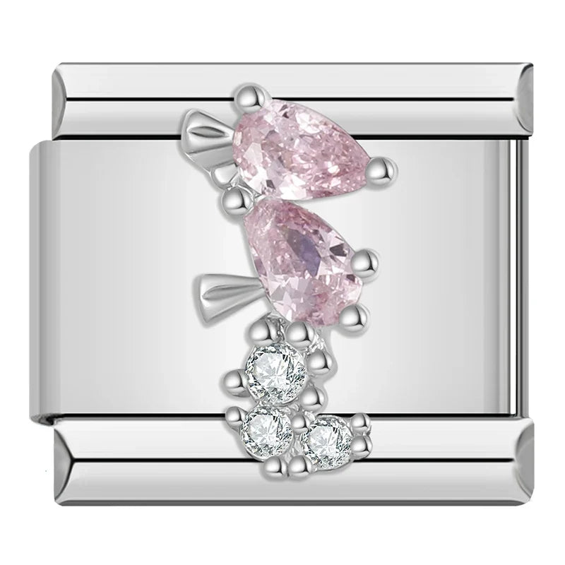 Charm Couronne CZ Arc-en-Ciel - DJ2008 NO 3