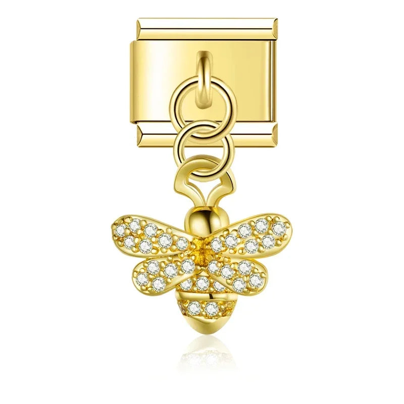 Charm Éléphant et Libellule - DJ617 A