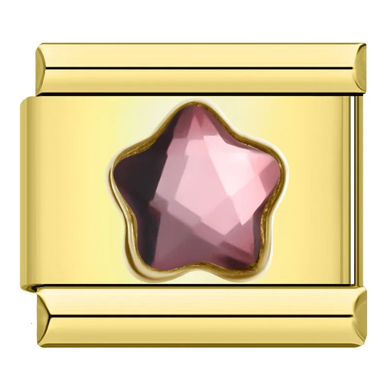 Charm Étoile CZ Dorée - DJ1801 Gold 8