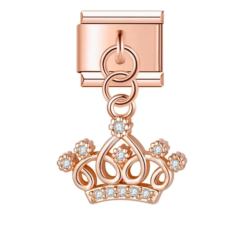 Charm Rose et Nœud - NO 19