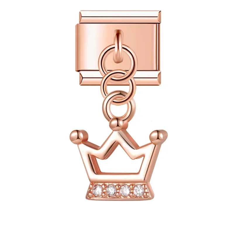 Charm Rose et Nœud - NO 15