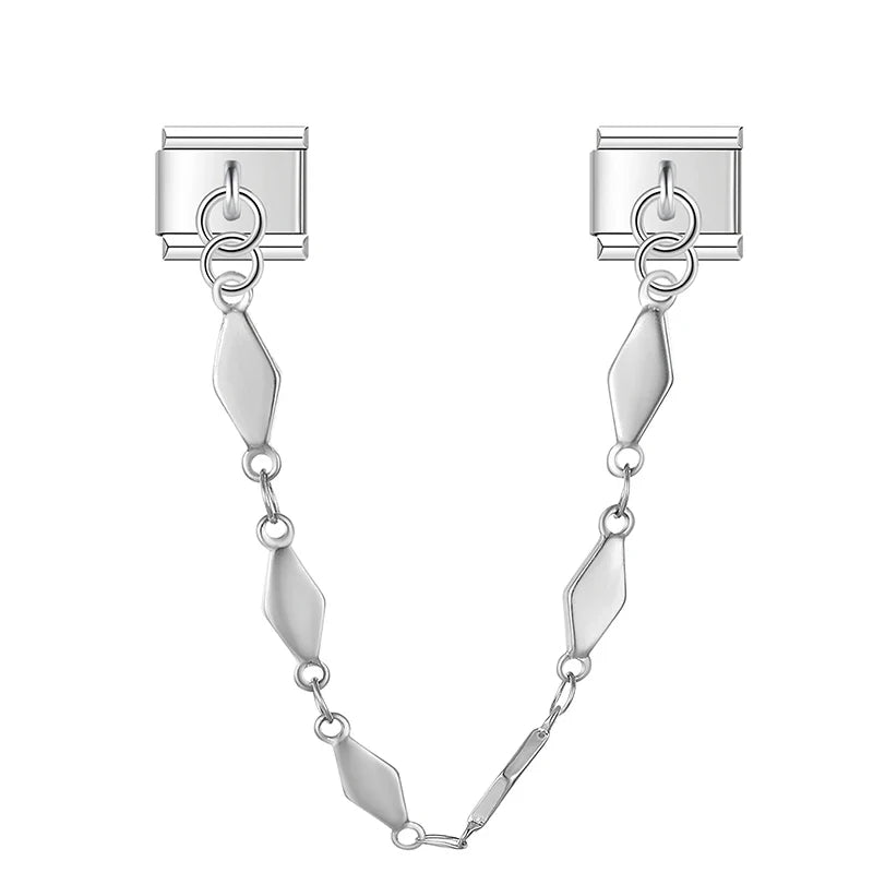 Chaîne Cœur et Papillon — Bracelet Italien 9mm - DJ1565 NO 13