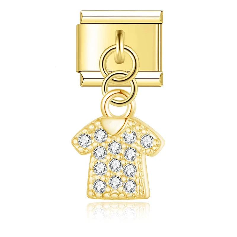 Charm Cœur et Lèvres CZ - DJ1383 NO 5
