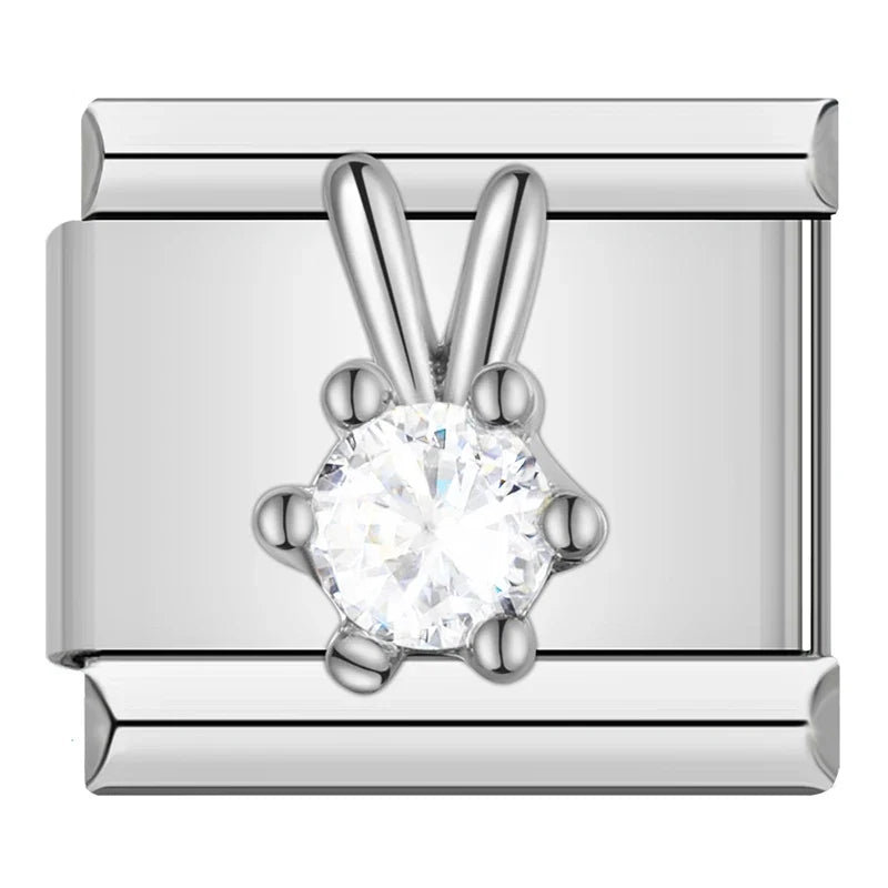 Charm Couronne CZ Arc-en-Ciel - DJ2005 NO 13