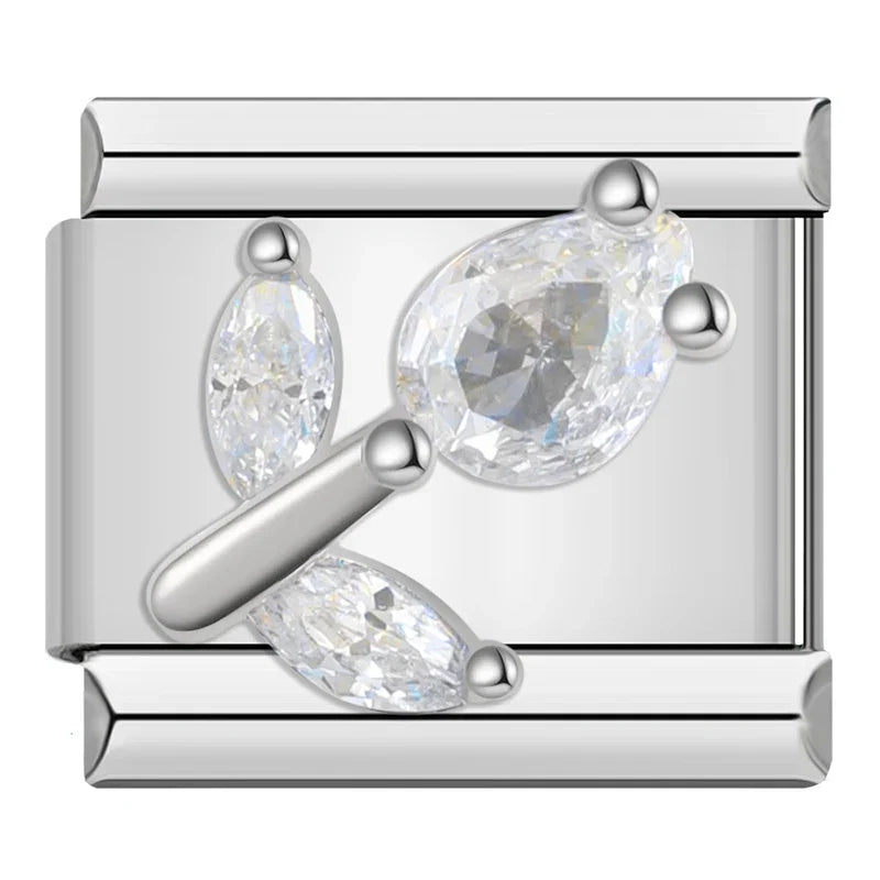 Charm Couronne CZ Arc-en-Ciel - DJ2008 NO 4