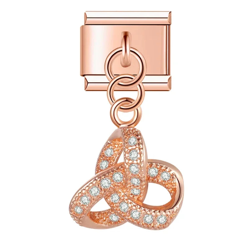 Charm Rose et Nœud - NO 7