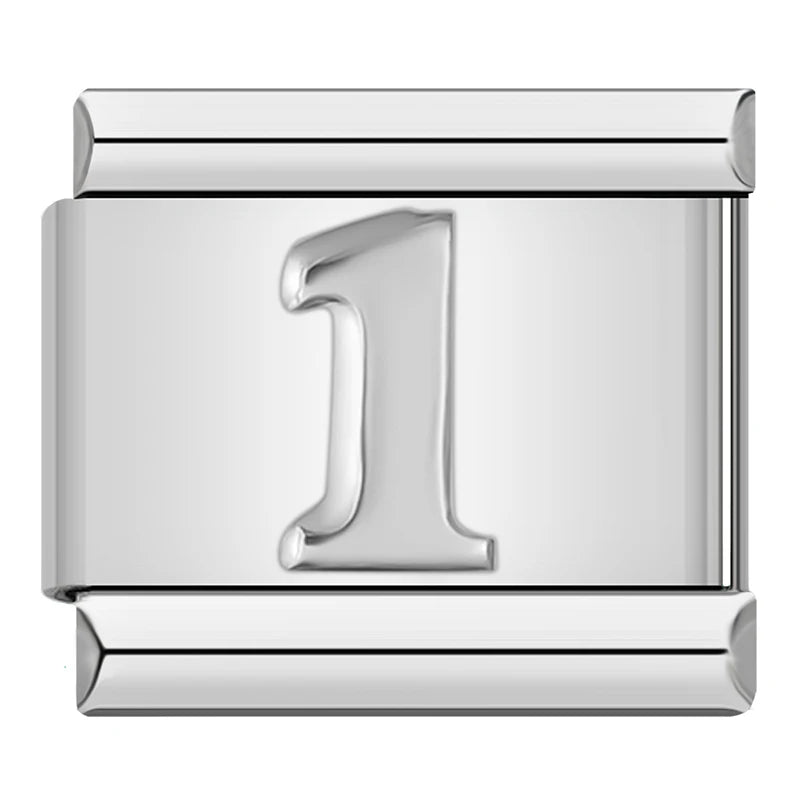 Number Charm Collection โ 9mm Italian Bracelet
