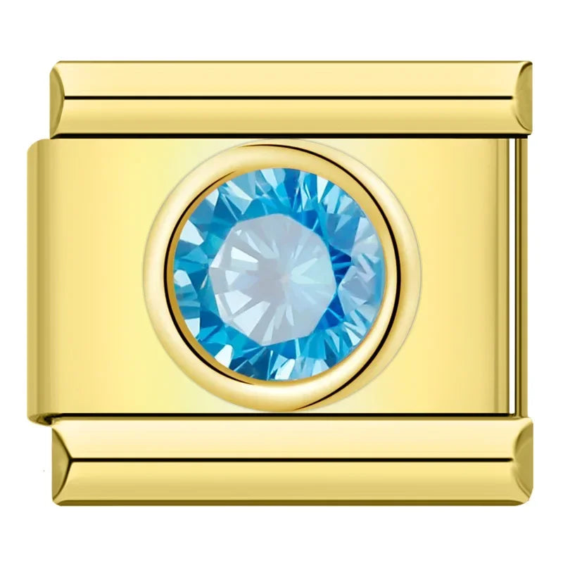 Charm CZ Rond Arc-en-Ciel - DJ1444 NO 2