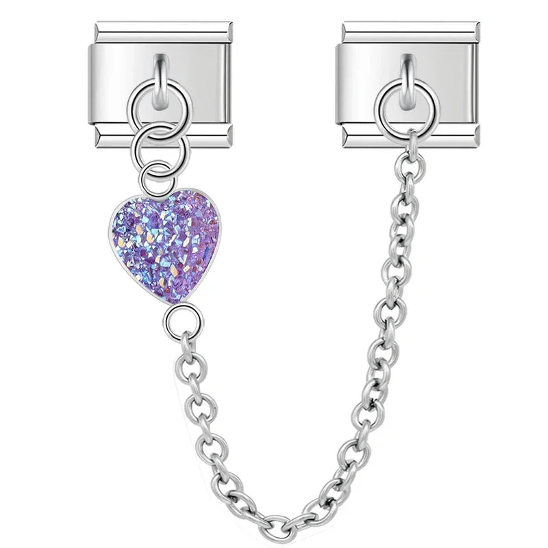 Charm Maillon Cœur Romantique - H