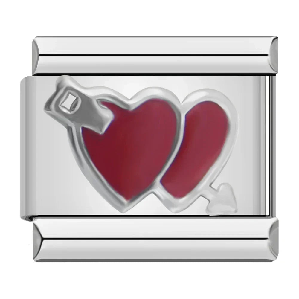 Charm Maillon Cœur Amour - D3