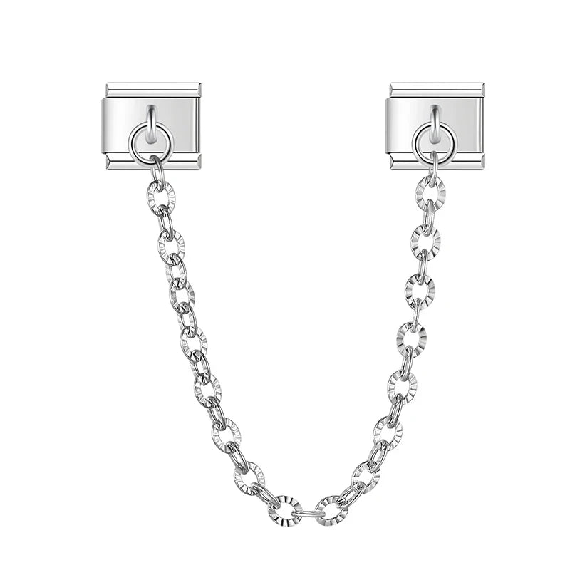 Chaîne Cœur et Papillon — Bracelet Italien 9mm - DJ1565 NO 8