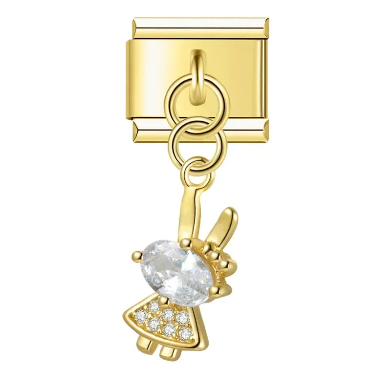 Charm Couronne et Lune - NO 23