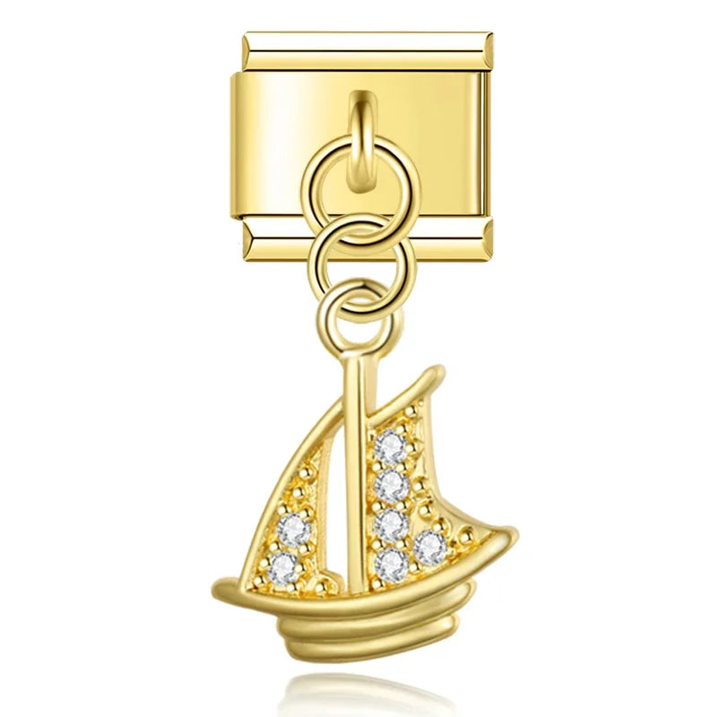 Charm Lune et Voilier - DJ1283 NO 5