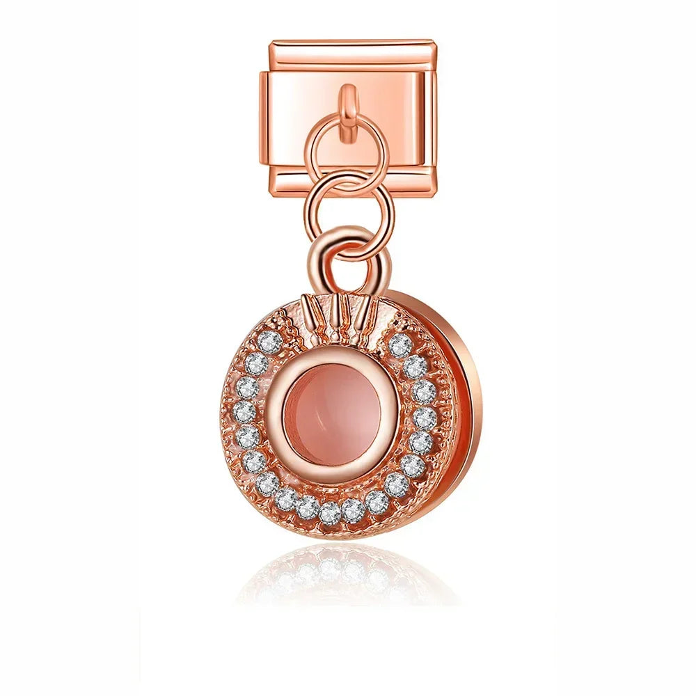 Charm Rose et Enveloppe - DJ375 E