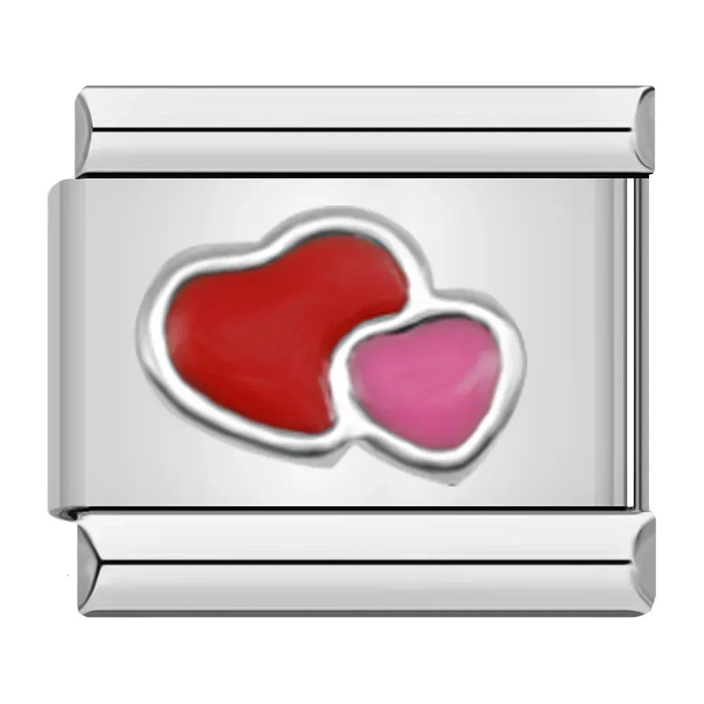 Charm Maillon Cœur Amour - H6