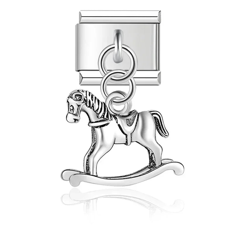 Charm Été Pendant - Rocking Horse