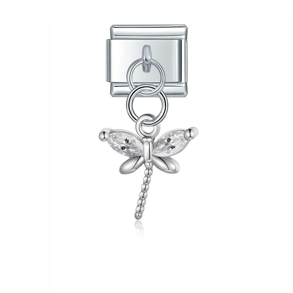 Charm Éléphant et Libellule - DJ600 NO 28