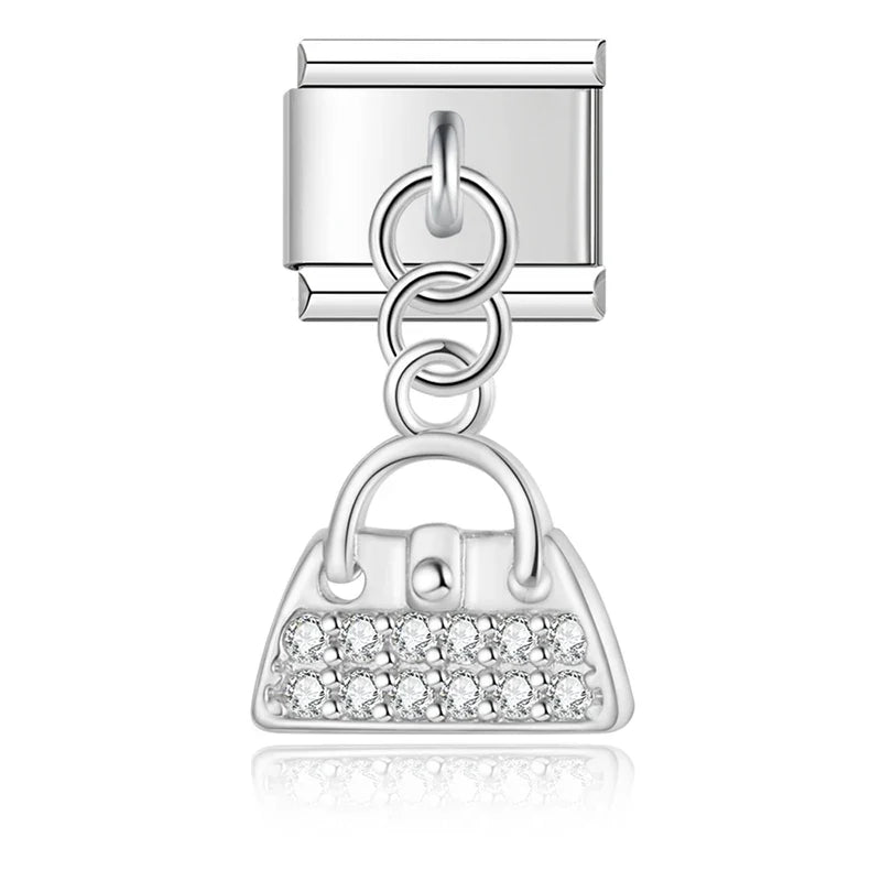 Charm Cœur et Lèvres CZ - DJ1383 NO 12