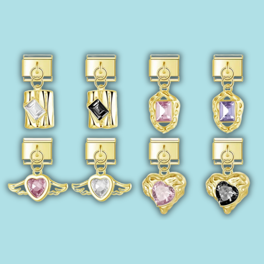Angel Wings Charm Collection — 9mm Italian Bracelet