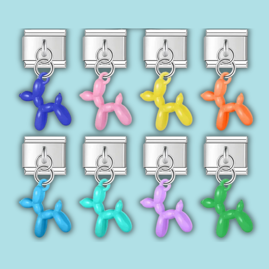 Balloon Dog Charm Collection — 9mm Italian Bracelet
