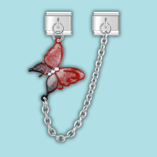 Butterfly Chain Charm Collection — 9mm Italian Bracelet