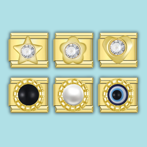 Colorful Fun Charm Collection — 9mm Italian Bracelet