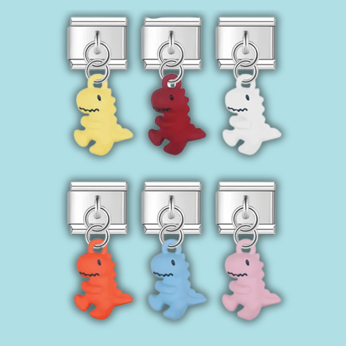 Dinosaur Charm Collection — 9mm Italian Bracelet