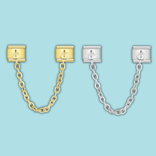 Extension Chain Connector — 9mm Italian Bracelet