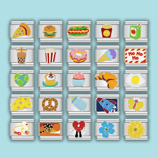 Foodie Charm Collection — 9mm Italian Bracelet