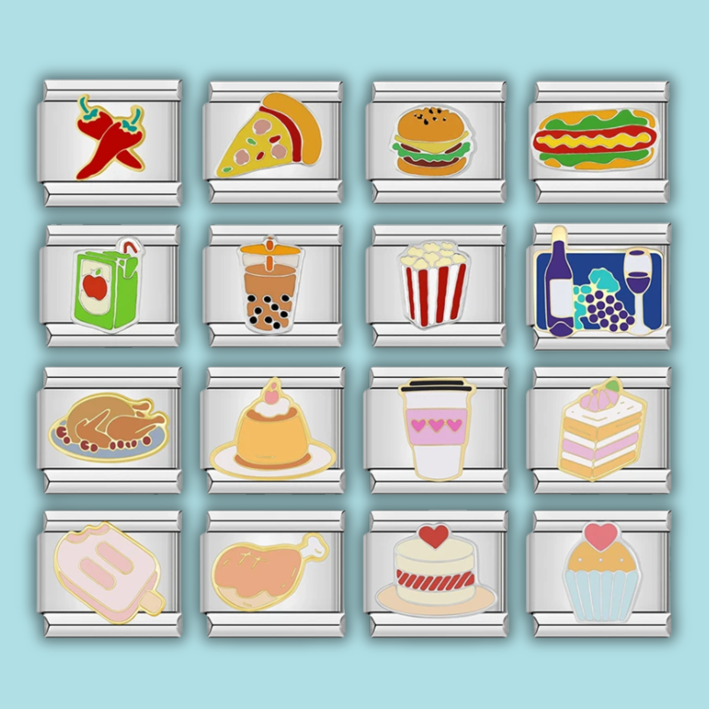 Foodie Charm Collection — 9mm Italian Bracelet