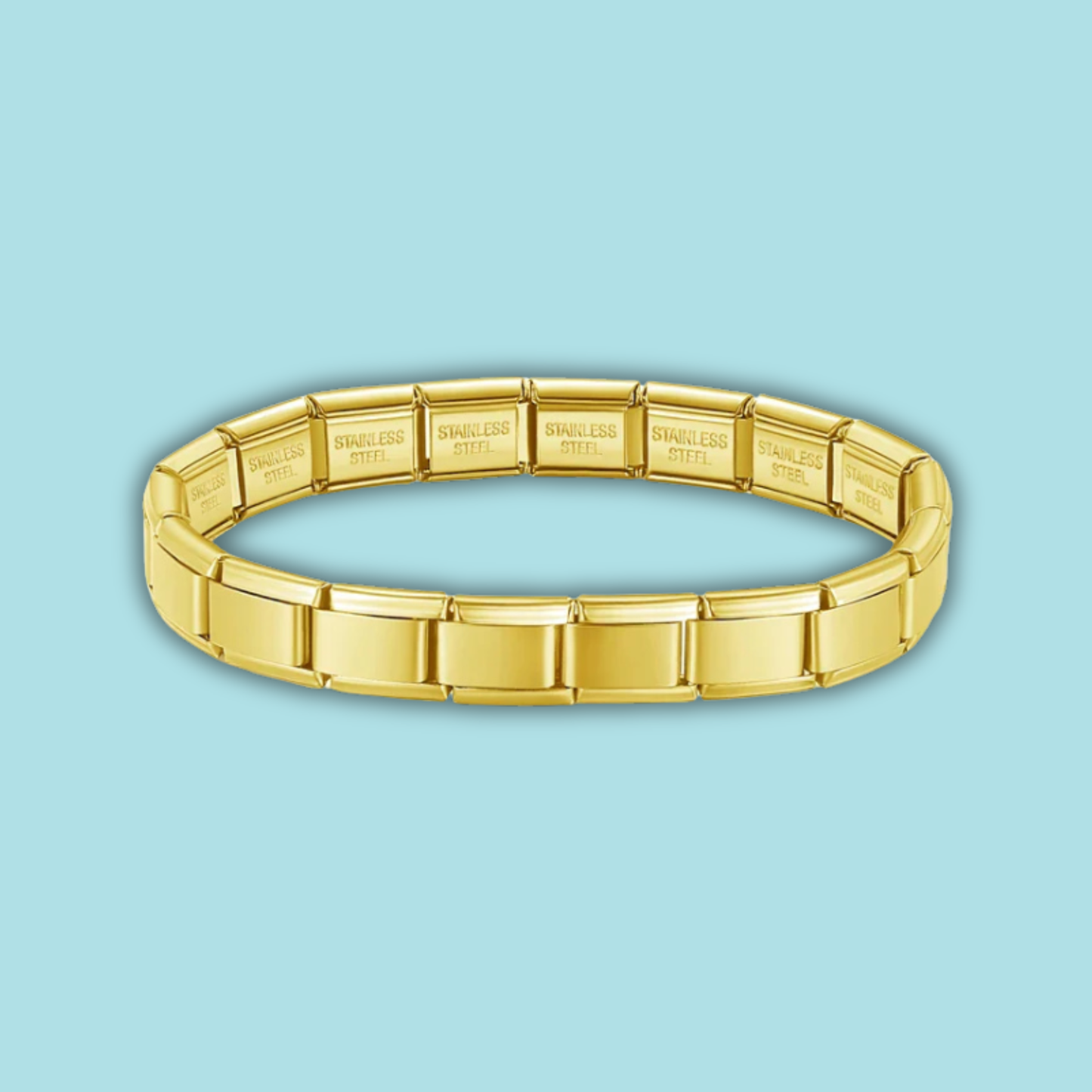 Italian Charm Bracelet 9mm — Gold