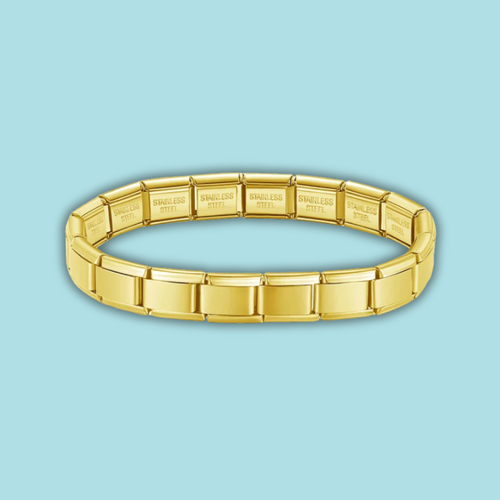 Italian Charm Bracelet 9mm — Gold