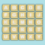 Ensemble de charms Alphabet Doré Classique — photo du produit