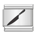 Charm Couteau Noir de Cuisine