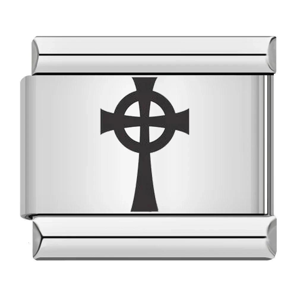 Charm Croix Celtique Noire