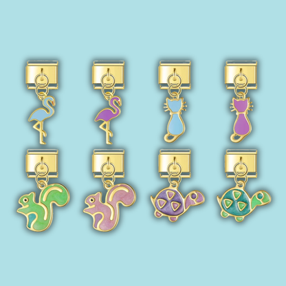 Nature Animal Charm Collection — 9mm Italian Bracelet
