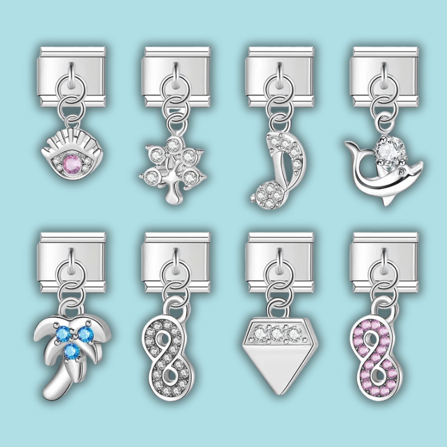 Nature & Music Charm Collection — 9mm Italian Bracelet